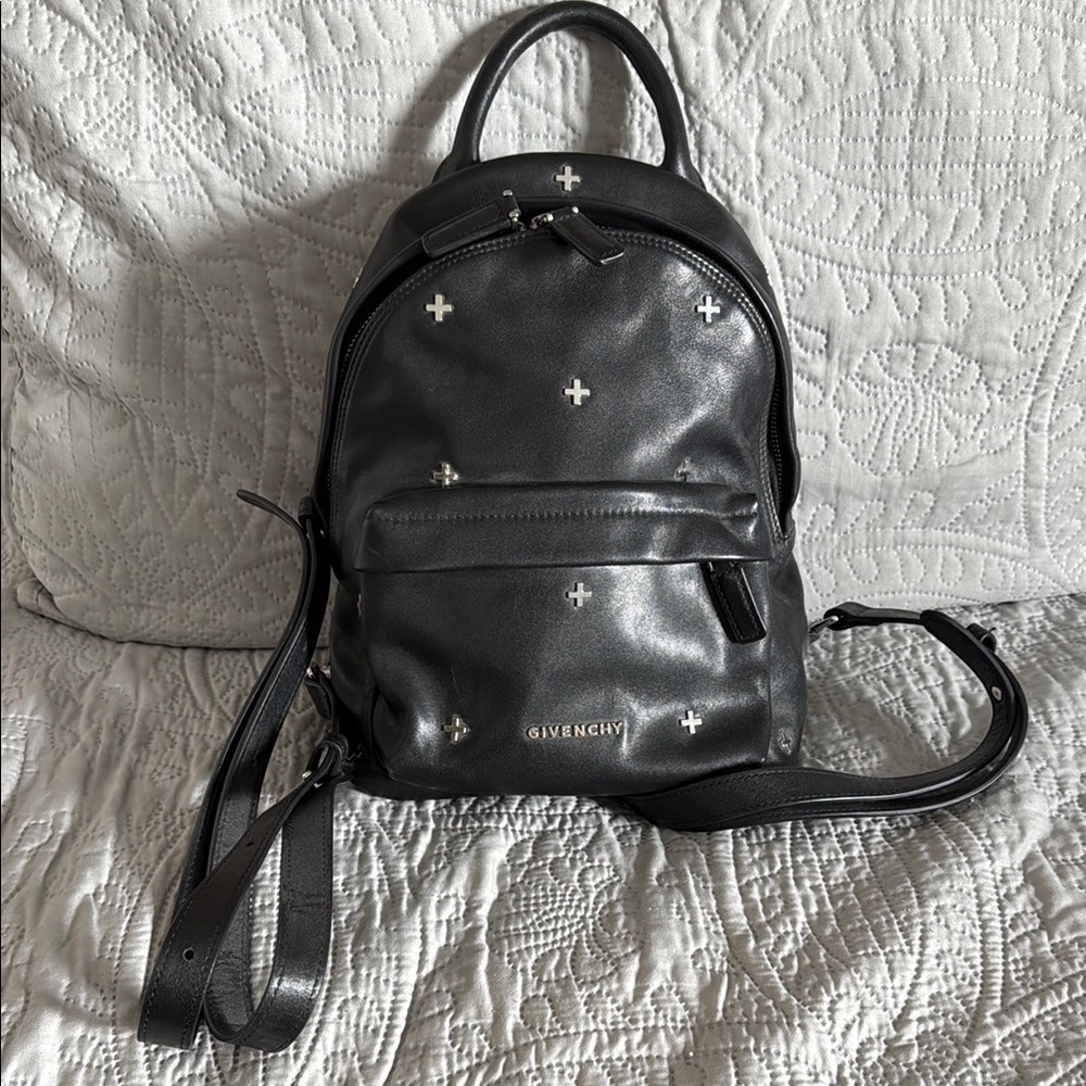 Givenchy Black Leather mini Backpack